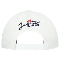Casquette de golf ajustable New Era Jupiter Links blanche pour homme