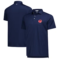 Polo de golf Peter Millar bleu marine Jupiter Links Club TGL Performance pour homme