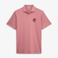Polo Peter Millar rouge Jupiter Links Golf Club Jubilee Stripe pour homme