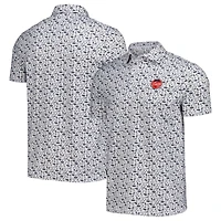 Men's TGL X Barstool  Gray Jupiter Links Golf Club Printed Polo
