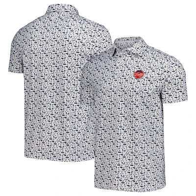 Polo de golf imprimé Jupiter Links gris TGL X Barstool pour homme