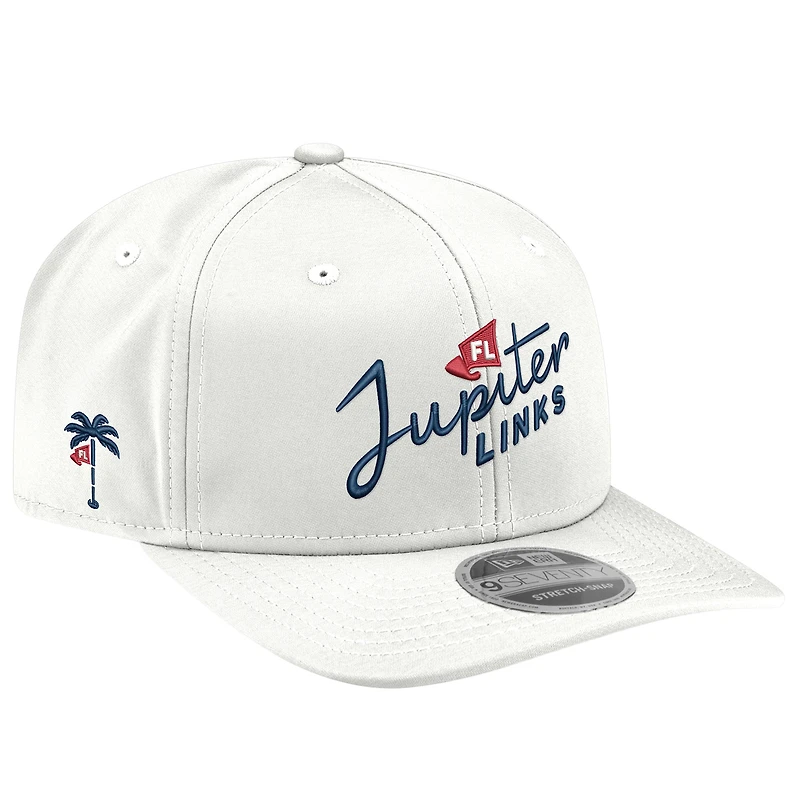 New Era White Jupiter Links Golf Club Team COOLERA 9SEVENTY Adjustable Hat