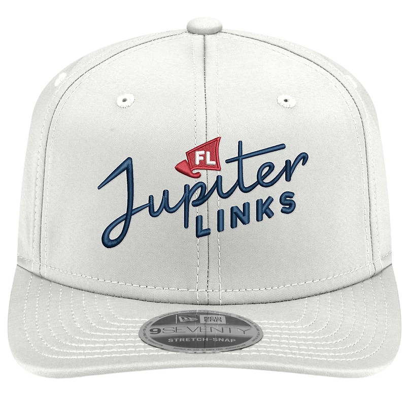 New Era White Jupiter Links Golf Club Team COOLERA 9SEVENTY Adjustable Hat