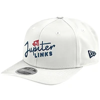 Casquette ajustable New Era White Jupiter Links Golf Club Team COOLERA 9SEVENTY