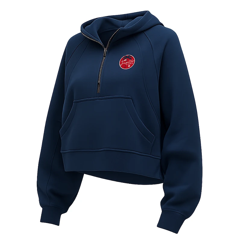 Sweat à capuche zippé oversize Jupiter Links Golf Club Scuba bleu marine pour femme de lululemon