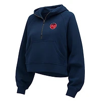 Sweat à capuche zippé oversize Jupiter Links Golf Club Scuba bleu marine pour femme de lululemon