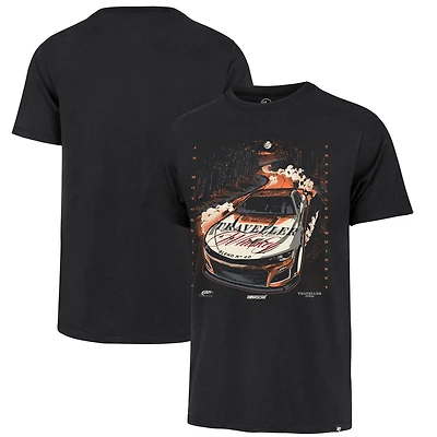 T-shirt noir pour homme Justin Allgaier Traveller Whiskey Car '47