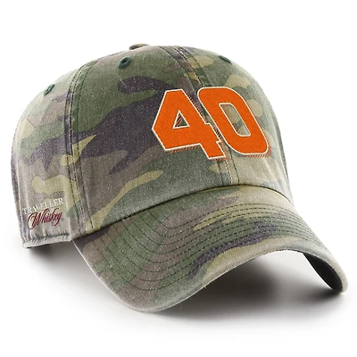 Casquette ajustable Justin Allgaier Traveller Whiskey Clean Up pour homme, motif camouflage '47