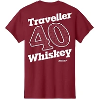 T-shirt homme Classic Ink Cardinal Justin Allgaier Traveller Whiskey