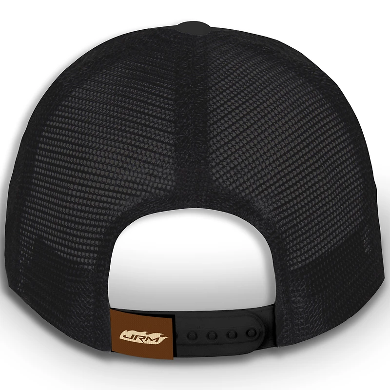 Men's JR Motorsports Official Team Apparel Black Justin Allgaier Traveller Whiskey Sponsor Adjustable Hat