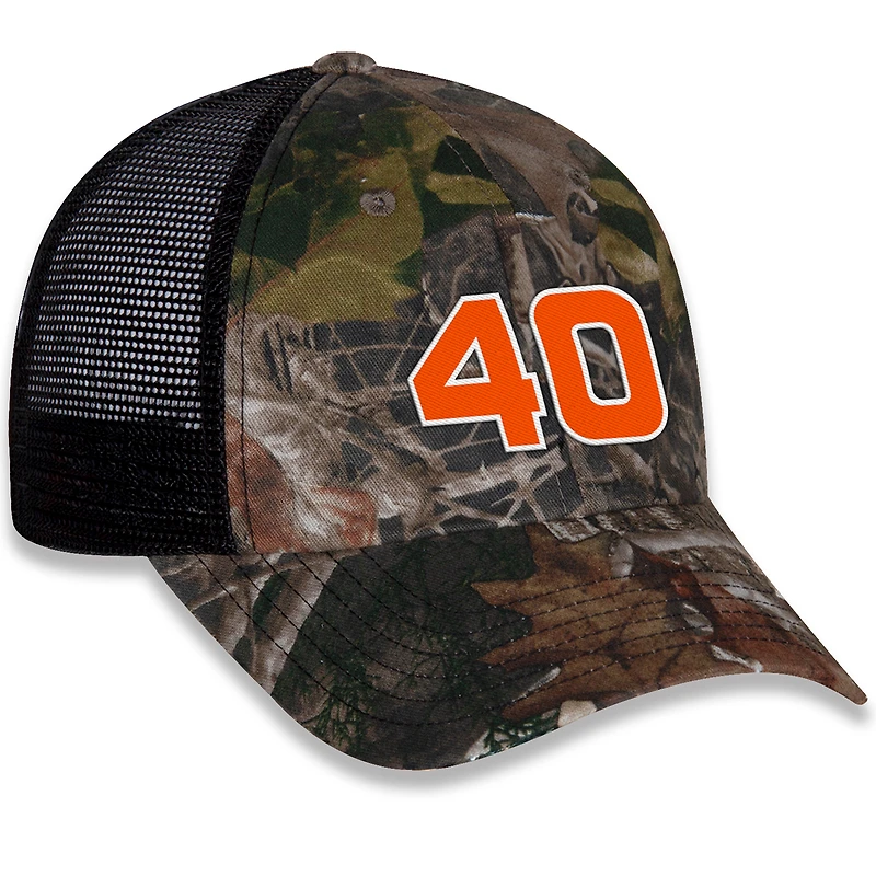 Casquette ajustable camouflage Justin Allgaier Traveller Whiskey pour homme de l'équipe officielle JR Motorsports