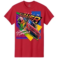 T-shirt officiel de l'équipe JR Motorsports pour homme, motif voiture Justin Allgaier Brandt rouge