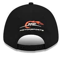 Men's New Era Black Justin Allgaier 9FORTY Adjustable Hat