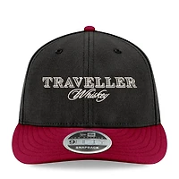 Men's New Era Black Justin Allgaier Low Profile 9FIFTY Flat Brim Snapback Hat