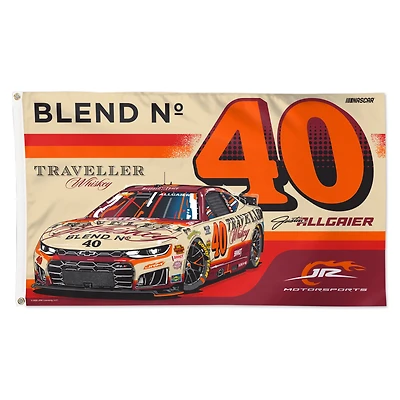WinCraft Justin Allgaier Traveler Whisky 3' x 5' Drapeau de luxe unilatéral