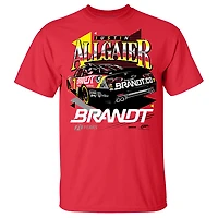 Youth JR Motorsports Official Team Apparel Red Justin Allgaier Throwback Design T-Shirt