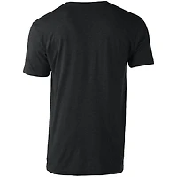 Men's Checkered Flag Heather Charcoal Justin Haley Hot Lap T-Shirt