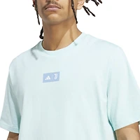 Men's adidas Aqua Juventus Jersey Hook T-Shirt