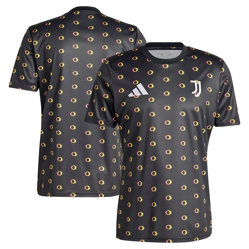 Men's adidas Black Juventus 2024/25 Slim Fit Pre-Match Top