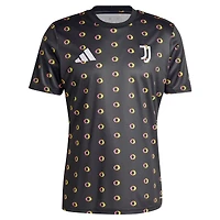 Men's adidas Black Juventus 2024/25 Slim Fit Pre-Match Top