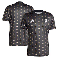Men's adidas Black Juventus 2024/25 Slim Fit Pre-Match Top
