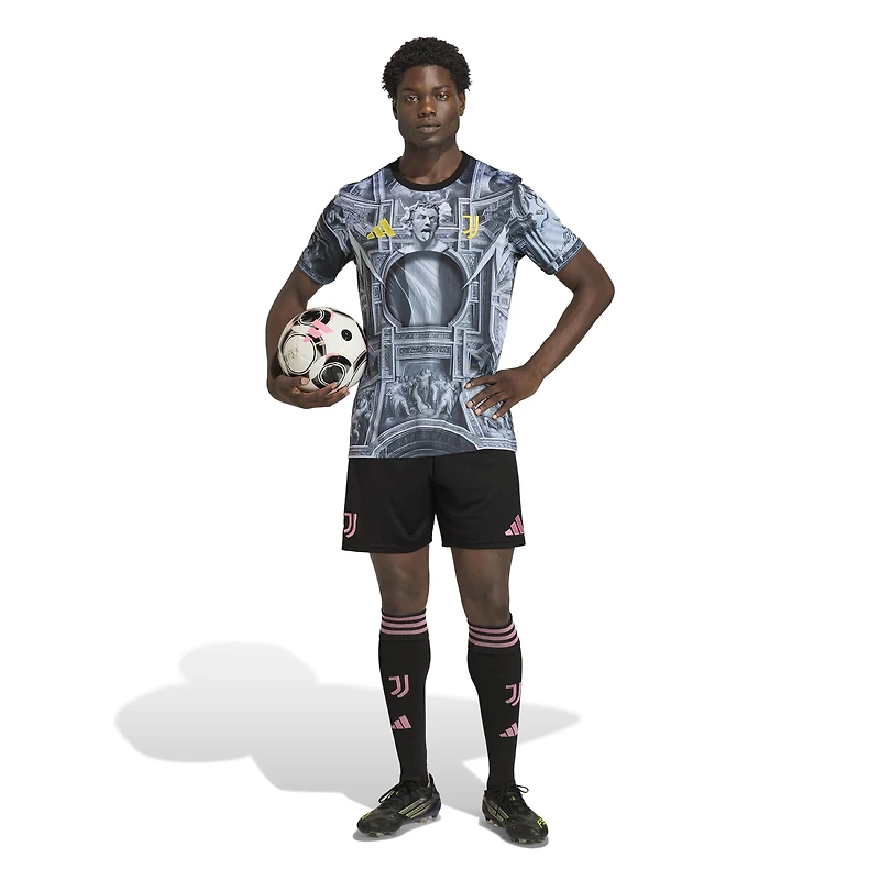 Men's adidas Black Juventus 2025/26 Pre-Match Training Jersey