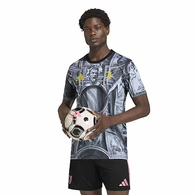 Men's adidas  Black Juventus 2025/26 Pre-Match Training Jersey