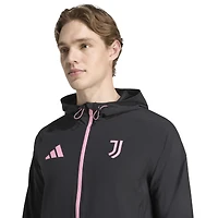 Veste de voyage adidas Tiro Vis Tech noire Juventus 2025/26 pour homme