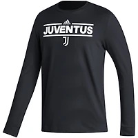 T-shirt adidas Juventus Dassler à manches longues noir pour hommes