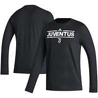 T-shirt adidas Juventus Dassler à manches longues noir pour hommes