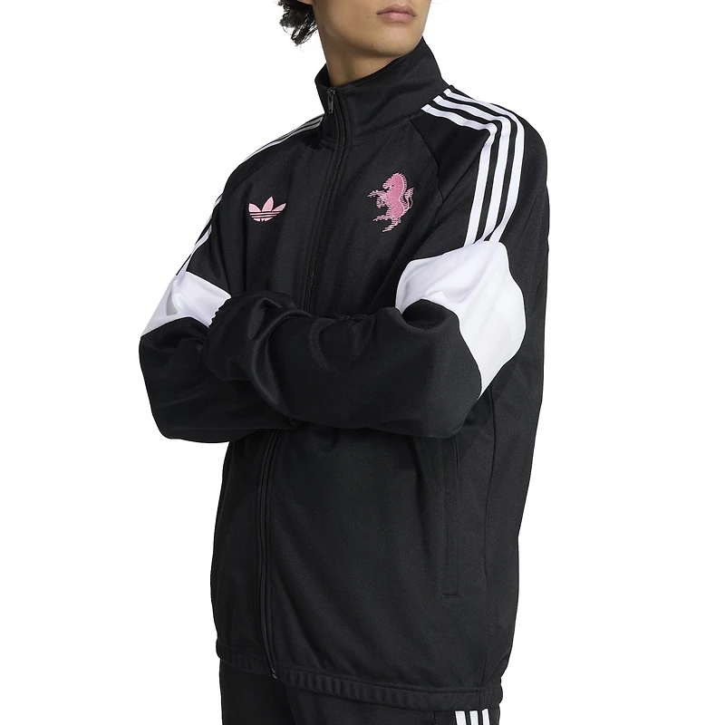 Men's adidas Black Juventus Lifestyler Full-Zip Track Jacket