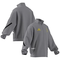 Veste zippée adidas Juventus grise pour homme, collection Club Anthem 2025/26