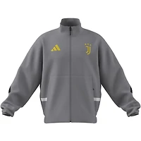 Veste zippée adidas Juventus grise pour homme, collection Club Anthem 2025/26