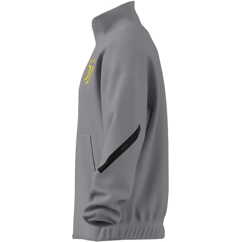 Men's adidas Gray Juventus 2025/26 Club Anthem Full-Zip Jacket