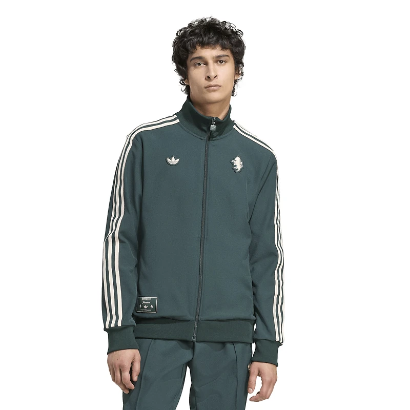 Veste de survêtement zippée adidas verte Juventus Terrace Icons pour homme