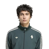 Veste de survêtement zippée adidas verte Juventus Terrace Icons pour homme