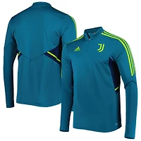 Haut d'entraînement adidas bleu sarcelle Juventus Team AEROREADY pour homme