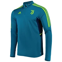 Haut d'entraînement adidas bleu sarcelle Juventus Team AEROREADY pour homme