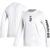 T-shirt à manches longues adidas Juventus Team Crest pour hommes