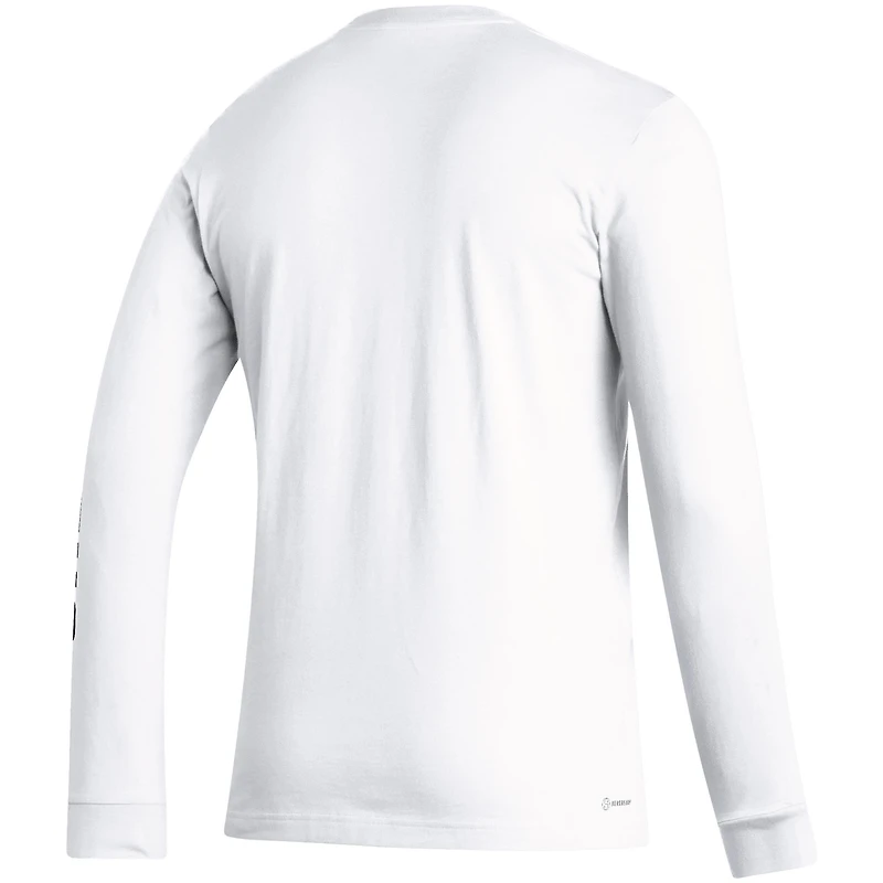 T-shirt à manches longues adidas Juventus Team Crest pour hommes