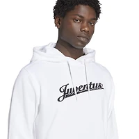 Sweat à capuche adidas blanc Juventus US Pack pour homme