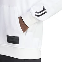 Sweat à capuche adidas blanc Juventus US Pack pour homme