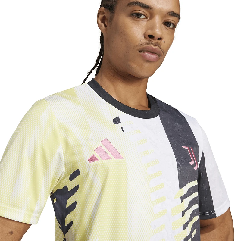 Haut d'avant-match adidas jaune Juventus 2024/25 pour homme