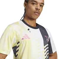 Haut d'avant-match adidas jaune Juventus 2024/25 pour homme