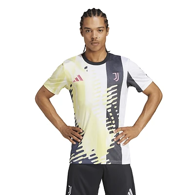 Haut d'avant-match adidas jaune Juventus 2024/25 pour homme