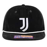 Men's Black Juventus Snow Beach Adjustable Hat