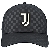 Casquette ajustable Fanatics noire Juventus Checkmate A-Frame pour homme