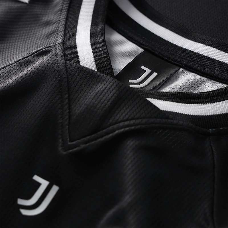 Maillot de football américain universitaire noir Fanatics pour homme, collection Juventus