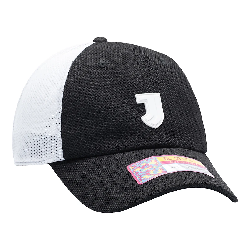 Unisex Black Juventus Ace Classic Adjustable Hat