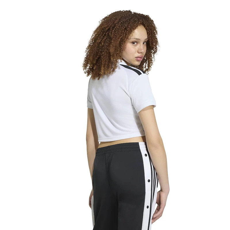 Women's adidas White Juventus 2026/27 Home Replica Cropped Jersey